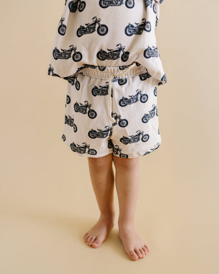 Born to Ride Shorts Set