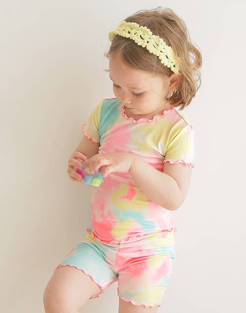 Bright Tie Dye S/S Pajama Set