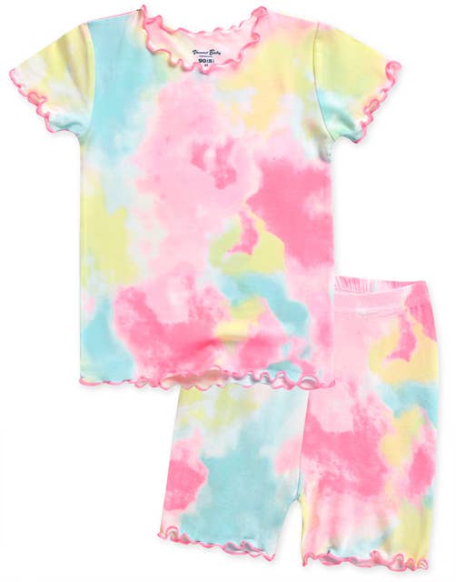 Bright Tie Dye S/S Pajama Set