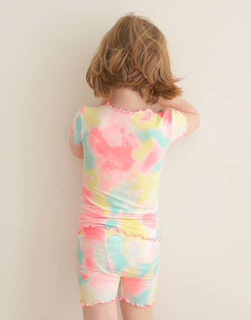Bright Tie Dye S/S Pajama Set