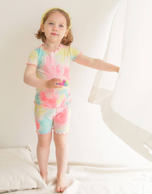 Bright Tie Dye S/S Pajama Set
