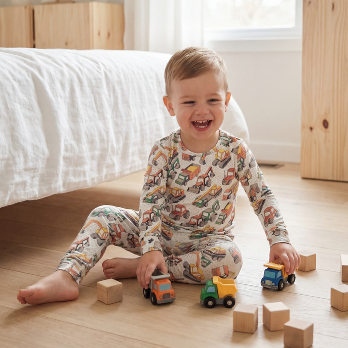 Busy Building Bamboo Pajama Set