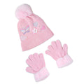 Butterfly Appliqué Hat + Gloves Set