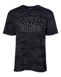 Calvary Cavaliers Camo T-Shirt Black