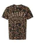Calvary Cavaliers Camo T-Shirt Brown