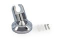 Chrome Camco Adjustable Shower Head Mount with Mounting Hardware - Angled View | United RV Parts