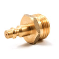 Brass Quick Connect Blow Out Plug 36143 - Angled View | United RV Parts