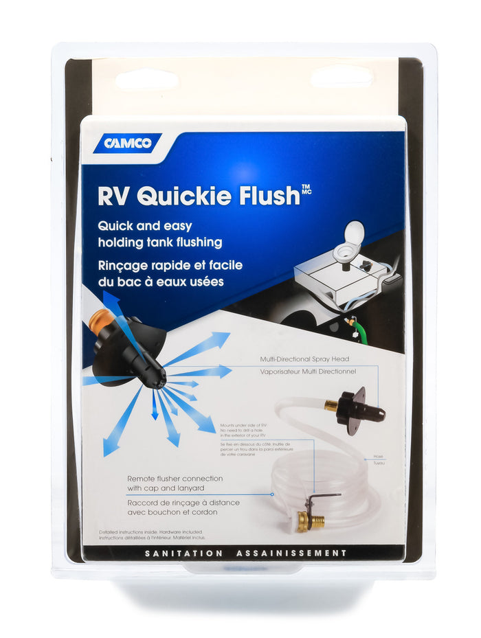 Camco RV Quickie Flush Holding Tank Flush Kit 40123 - Retail Packaging Front View | United RV Parts