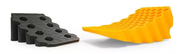 Black & Yellow RV Leveler Set - Separated Components | United RV Parts