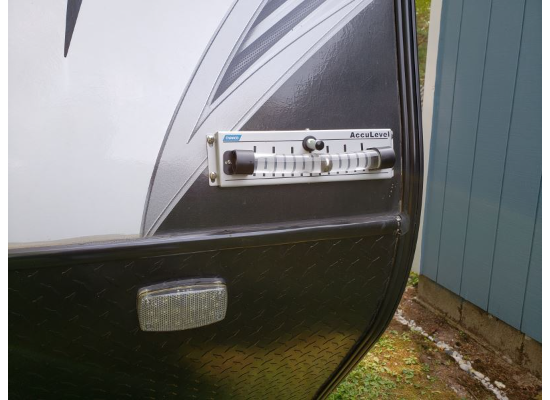 AccuLevel RV Bubble Level Installed on Travel Trailer | United RV Parts
