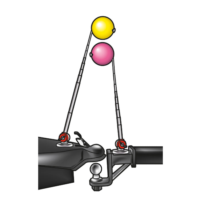 Magnetic Hitch Alignment Kit - Installation Diagram View | United RV Parts