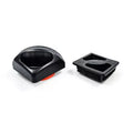 Black Camco Magnetic RV Bumper Cap Set - Two Piece Side View | United RV Parts