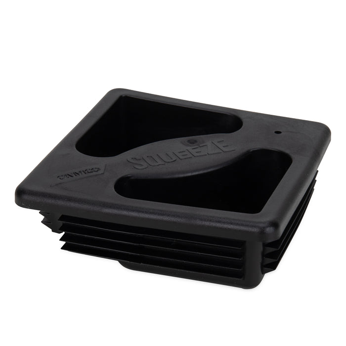 Black Camco Regular RV Bumper Cap 40310 - Three Quarter View | United RV Parts