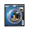 Camco Pump Converter Winterizing Kit 36543 with brass valve, siphon hose and adapters - Front View | United RV Parts
