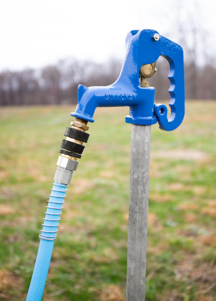 Blue Water Spigot with Brass Quick Connect - Installation Example | United RV Parts