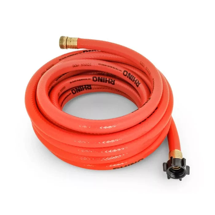 Orange Camco Rhino 25-Foot RV Water Hose - Coiled View | United RV Parts