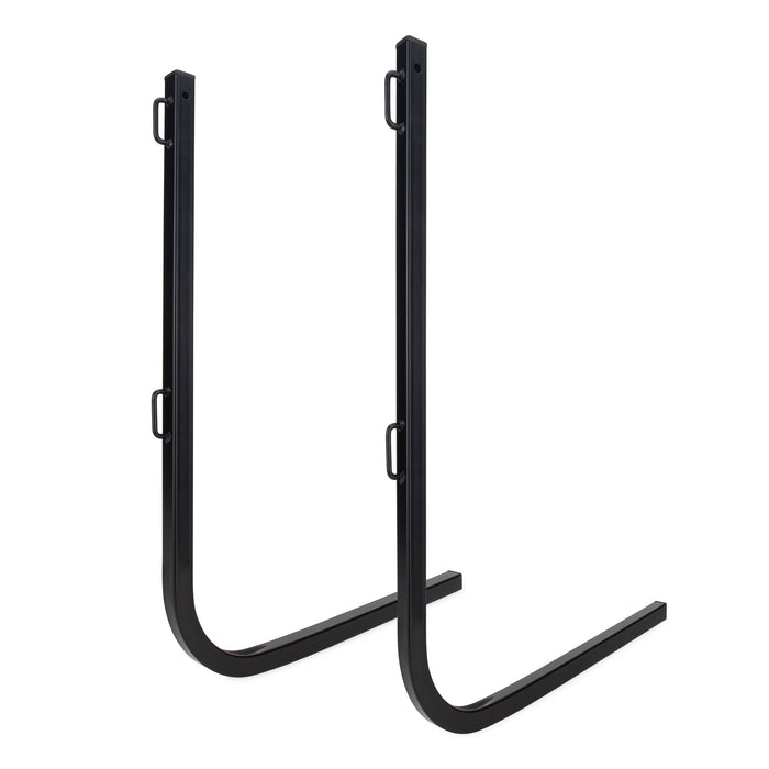 Black Steel Camco Rhino Tank Holder Assembled Frame - Perspective View | United RV Parts