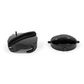 Black Camco Rhino RV Sewer Hose Storage Caps Set - Lug and Bayonet Pair | United RV Parts