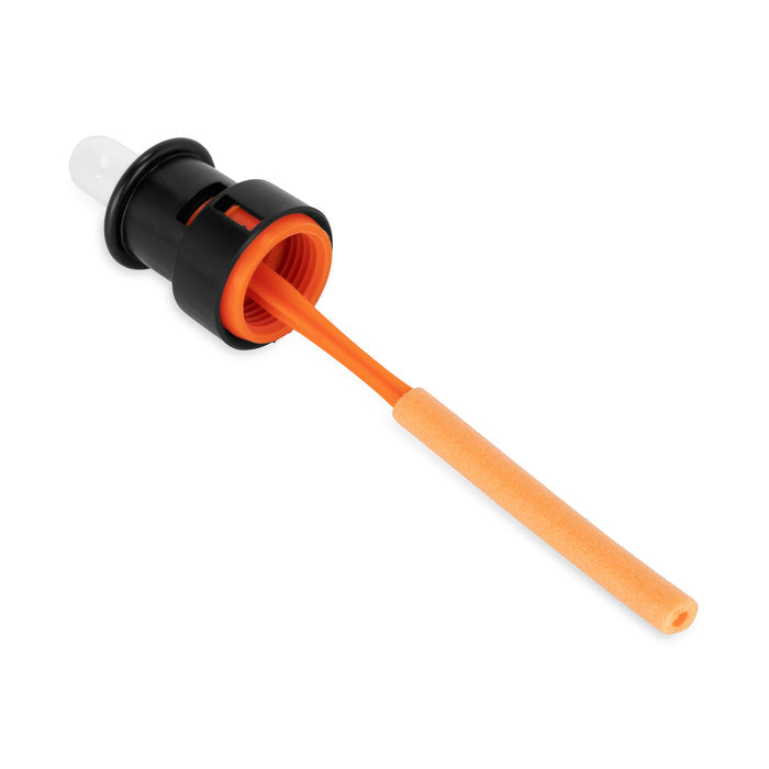 Rhino Tote Tank Fill Gauge - Angled View with Orange Dipstick | United RV Parts