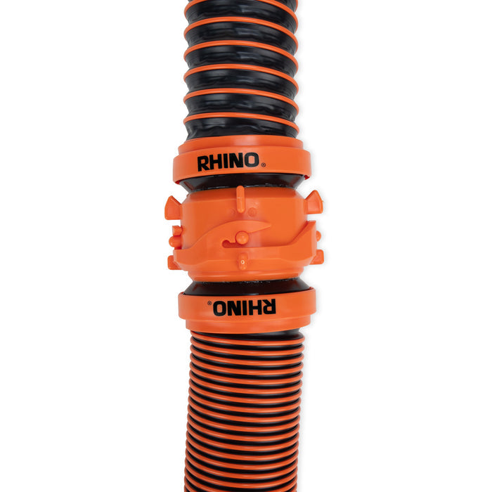 Orange RHINO Branded Sewer Hose Fitting - Connection Detail | United RV Parts