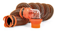 Orange RhinoEXTREME Exoskeleton RV Sewer Hose Kit - Coiled Display | United RV Parts