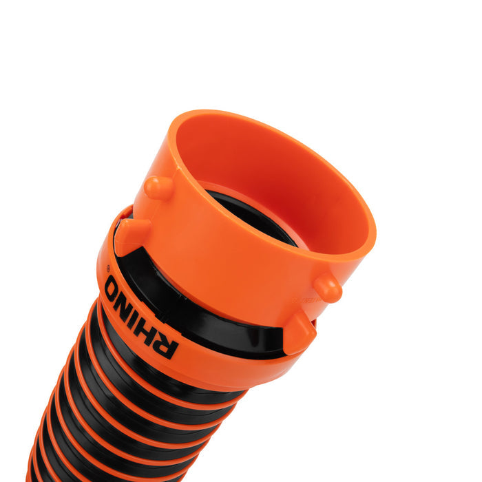 Orange Camco Bayonet Fitting with Rhino Branding - Close-up Detail | United RV Parts