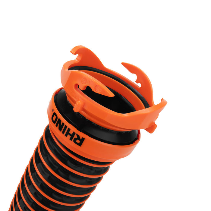 Orange Camco Swivel Bayonet Fitting with Lug Tabs - Angled View | United RV Parts