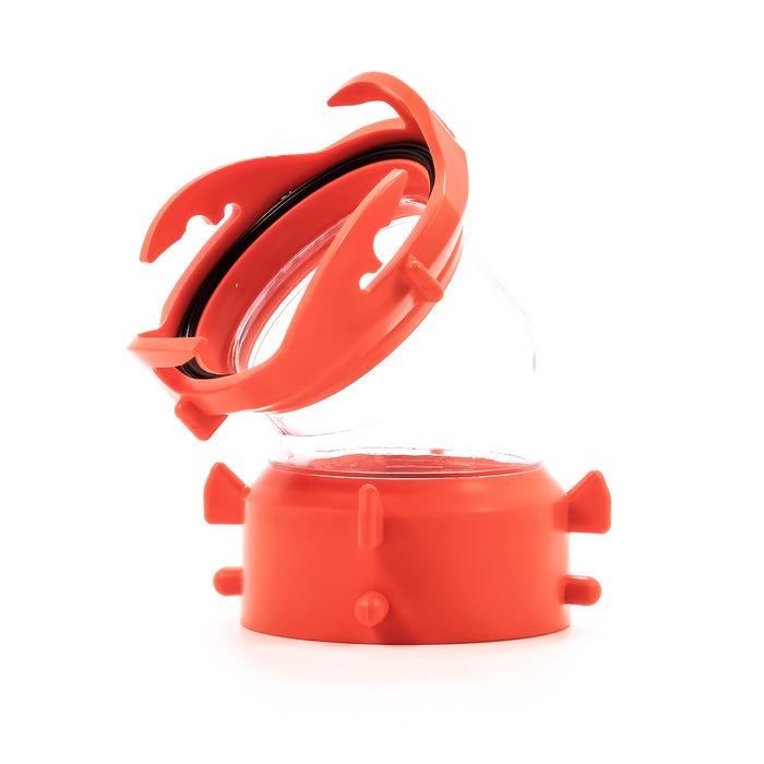 Orange Clear RhinoFLEX RV Sewer Fitting - Exploded View | United RV Parts