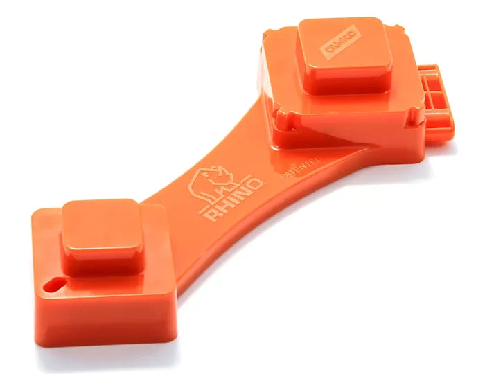 Orange Camco RhinoFLEX 6-in-1 Sewer Wrench - Side View | United RV Parts