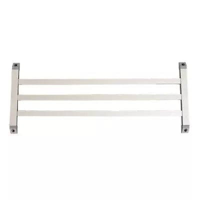 White Aluminum RV Screen Door Push Bar - Front View | United RV Parts