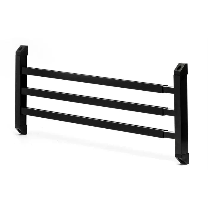 Black Aluminum RV Screen Door Push Bar - Front View | United RV Parts