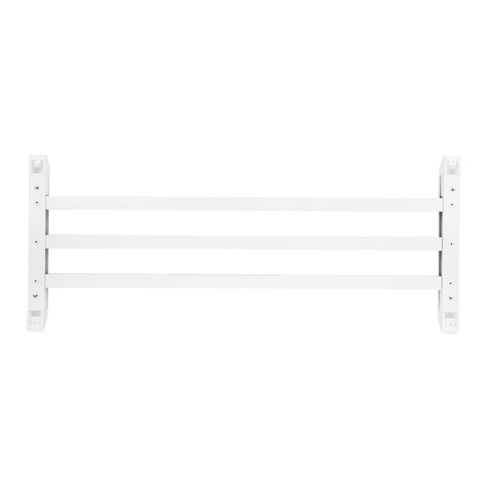 White Plastic Screen Door Push Bar - Back Side Mounting View | United RV Parts