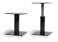 Black Metal Camco RV Step Brace 43681 - Adjustable Height Comparison | United RV Parts