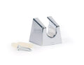 Chrome RV Shower Head Wall Mount with Mounting Screw and Anchor - Flat Lay | United RV Parts