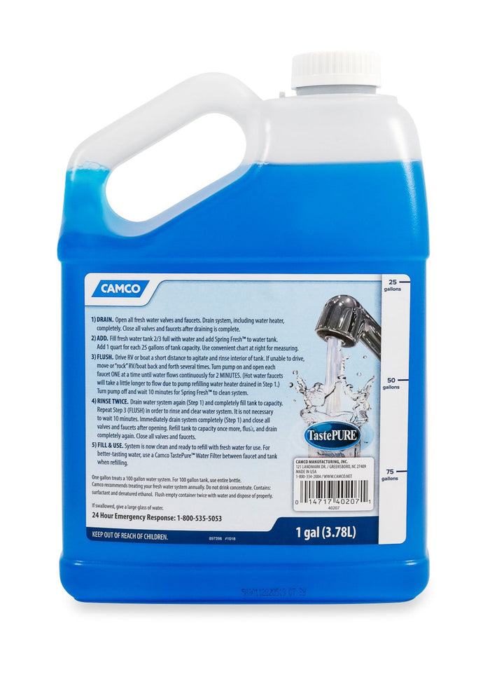 Camco Spring Fresh Instructions Label - Back View | United RV Parts