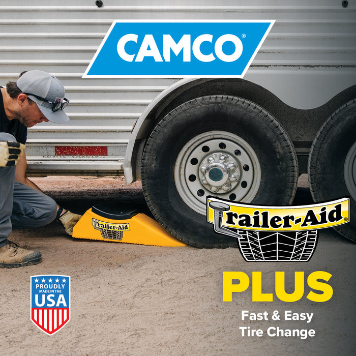 Camco Trailer-Aid Plus Tire Change Setup - In Use | United RV Parts
