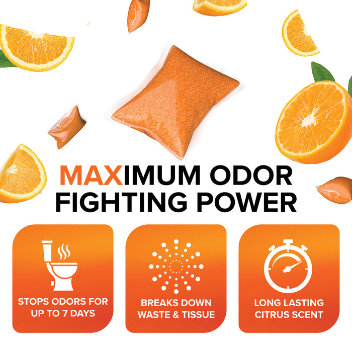 Orange TST Drop-In with Citrus Elements - Maximum Odor Fighting Power | United RV Parts
