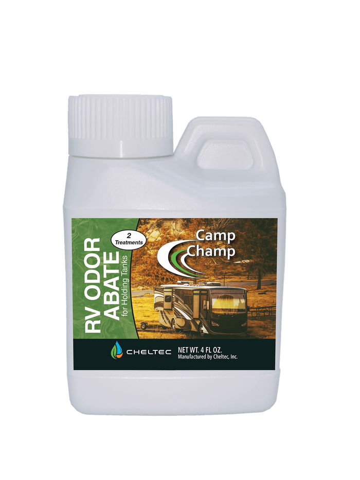 Camp Champ RV Odor Abate 4 oz Black Water Tank Treatment - Front View | United RV Parts