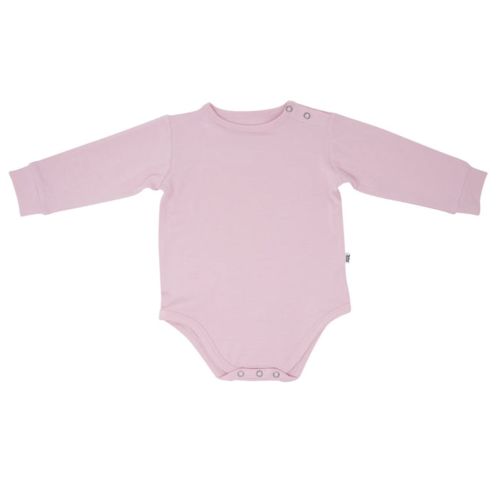 Candy Pink Long Sleeve Bamboo Bodysuit