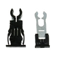 Black Plastic Carefree Awning Mounting Retaining Clips - Side Comparison | United RV Parts