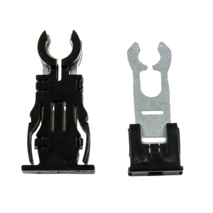 Black Plastic Carefree Awning Mounting Retaining Clips - Side Comparison | United RV Parts