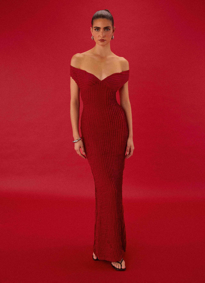 Chantelle Maxi Dress - Red
