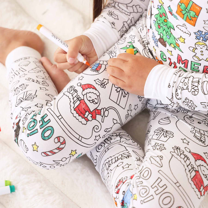 Christmas Colorable Pajama Set