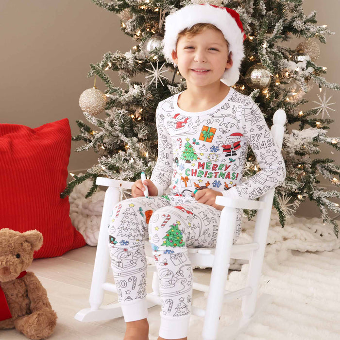 Christmas Colorable Pajama Set