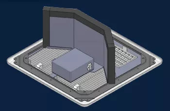 Coleman Air-Vantage Adapter Kit 9330A5221 Dometic to Coleman Conversion - 3D Diagram | United RV Parts
