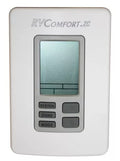 White Coleman Digital Zone Control Thermostat 9330A3351 - Front View | United RV Parts