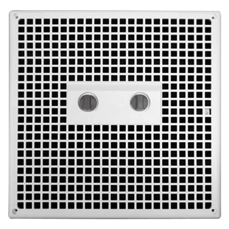 White Coleman Mach RV Ceiling Assembly 8330A763 Manual Control Ducted ADB - Top View | United RV Parts