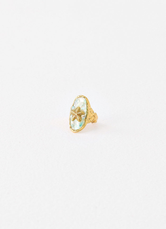 Coral Cove Ring - Blue