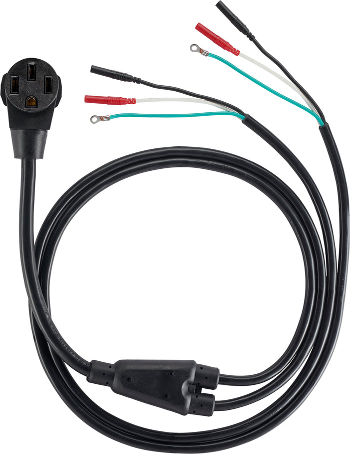 Black 50A Parallel Cable with Color-Coded Wires - Product Detail | United RV Parts