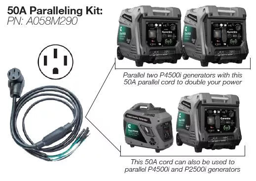 Cummins Onan P4500i 50A Paralleling Kit A058M290 - Infographic | United RV Parts